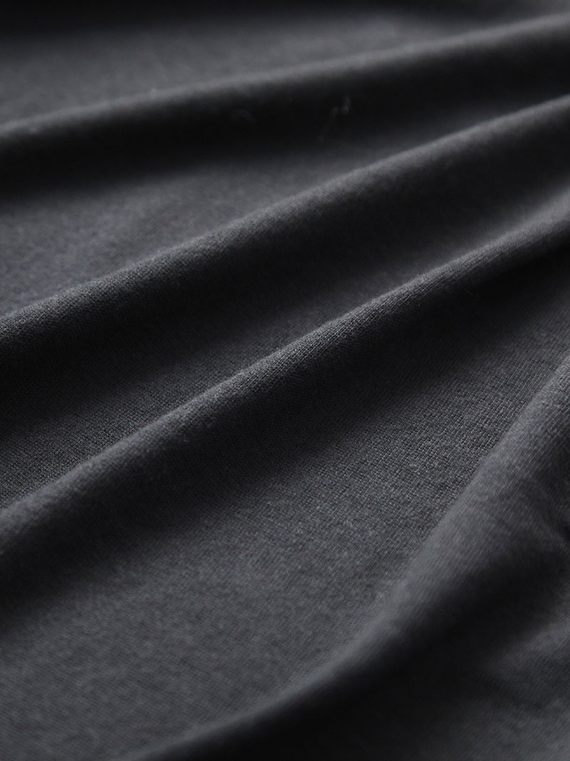 365日のメリノウールインナー advance ハイネック ブラック