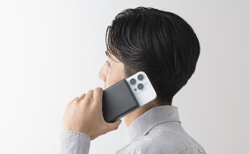 モバイルバッテリー TW-A10020-B ブラック モバイルバッテリー アイリスオーヤマ 軽量 小型 薄型 USB Type-C 10000mAh コンパクト ワイヤレス マグネット 残量 デジタル表示 バッテリー 充電器