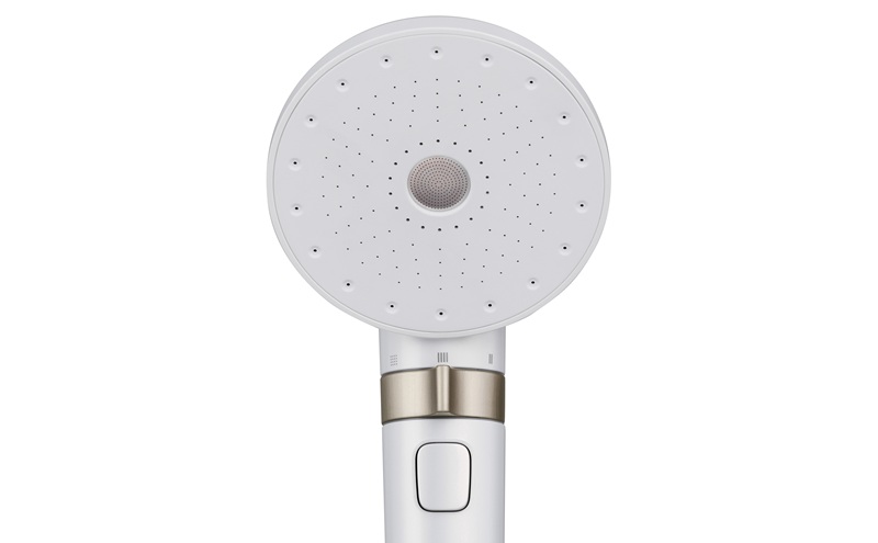 ウルトラファインバブルクレンジングシャワーヘッド SHJ-M01-W シェルホワイト シャワーヘッド 節水 アイリスオーヤマ 水圧 強い ミコラ MiCOLA ウルトラファインバブル JETモデル 高水圧 モード切替 手元スイッチ ミスト バブル ストレート