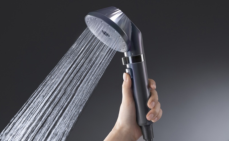 ウルトラファインバブルクレンジングシャワーヘッド SHJ-M01-H ダークパール シャワーヘッド 節水 アイリスオーヤマ 水圧 強い ミコラ MiCOLA ウルトラファインバブル JETモデル 高水圧 モード切替 手元スイッチ ミスト バブル ストレート ジェット