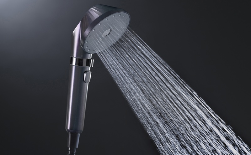 ウルトラファインバブルクレンジングシャワーヘッド SHJ-M01-H ダークパール シャワーヘッド 節水 アイリスオーヤマ 水圧 強い ミコラ MiCOLA ウルトラファインバブル JETモデル 高水圧 モード切替 手元スイッチ ミスト バブル ストレート ジェット