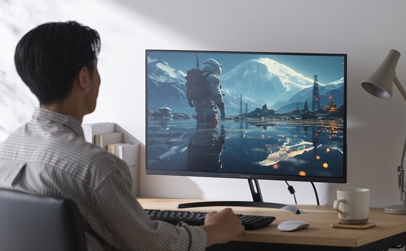 液晶ディスプレイ 27inch DT-JF275S-B ブラック モニター 27インチ フルhd 高画質 100Hz VA ノングレア 非光沢 スピーカー内蔵 ディスプレイ パソコンモニター PCモニター 液晶モニター アイリスオーヤマ