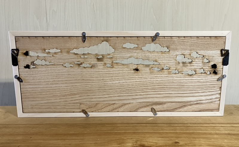 FURANO KUMIKO 大サイズ 【イマイカツミ】 組子 工芸品 アート 和風 置物 インテリア 北海道 富良野市 アート組子 職人の技