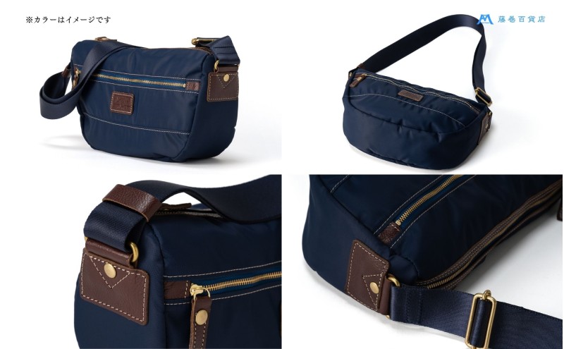 【藤巻百貨店】ダントツ撥水(登録商標) ナイロンショルダーバッグ ル(ベージュ) Folna 藤巻限定モデル 鞄 ショルダー バック 手提げ ファッション