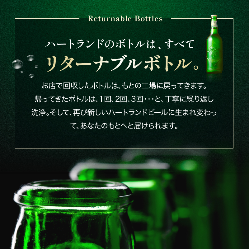 定期便 6ヶ月 キリン ビール ハートランドビール 500ml 中瓶 12本 箱入 お酒 アルコール 瓶 6回 お楽しみ 