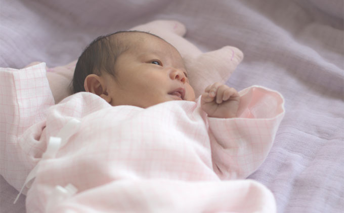 PGガーゼ　ベビー肌着セット 70cm　小花 ベビー用品 ピンク 花柄 女の子 赤ちゃん 短肌着 コンビ肌着 裏始末 サイズ調整 股下ホック 肌に優しい 