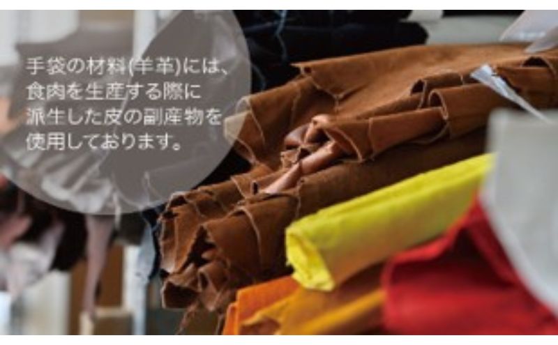 メンズイタリアンレザーベルテッドグローブ(BR14201M4 24cm)