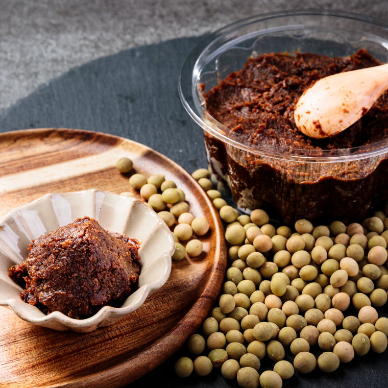 自然栽培麹とうまみが詰まった自然栽培鹿嶋在来緑大豆の100％自然栽培発芽玄米味噌（KAB-4）