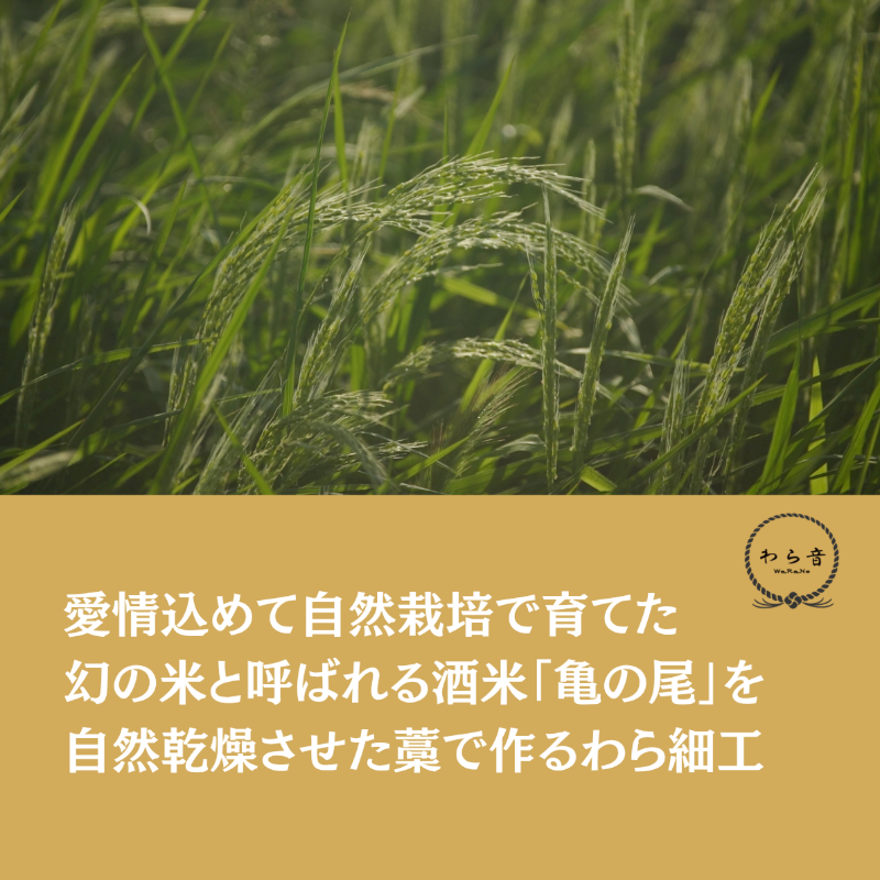 叶結び 祈り 縁起物 装飾 工芸品 民芸品 手作り わら細工 インテリア