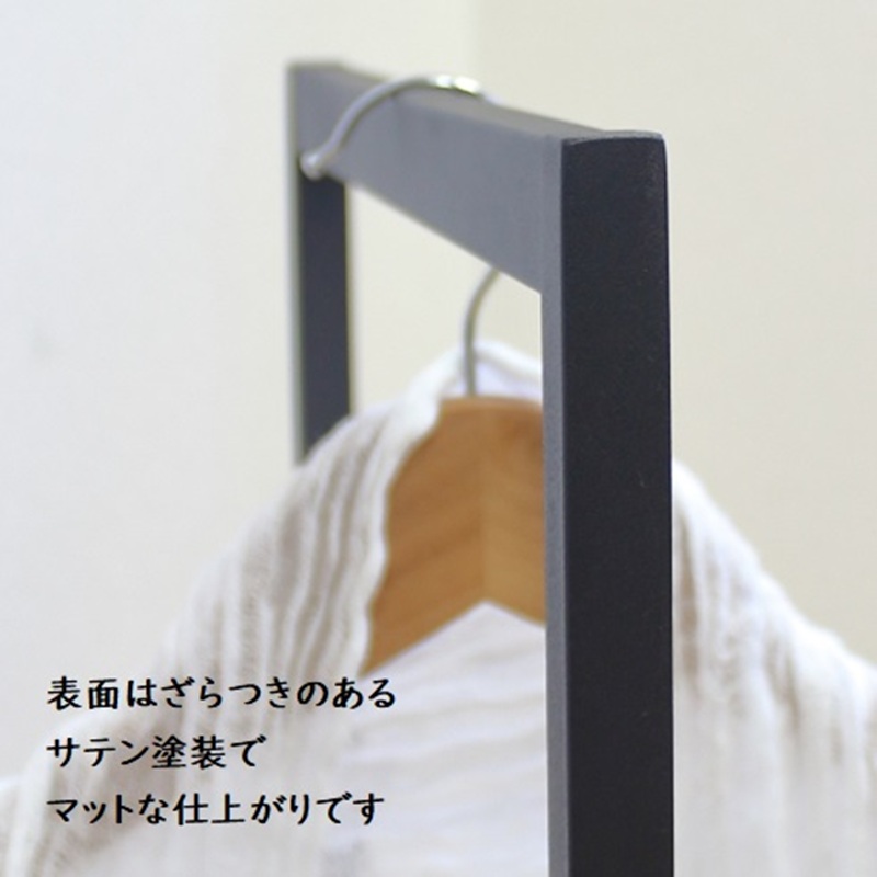 円盤ベースハンガーW400 黒 ロータイプ ハンガーラック おしゃれ 子ども キッズ 子供 パイプハンガー スリム シンプル アイアン 省スペース 子ども用 洋服かけ 傘掛け ハンギング 収納 玄関収納 高さ95cm