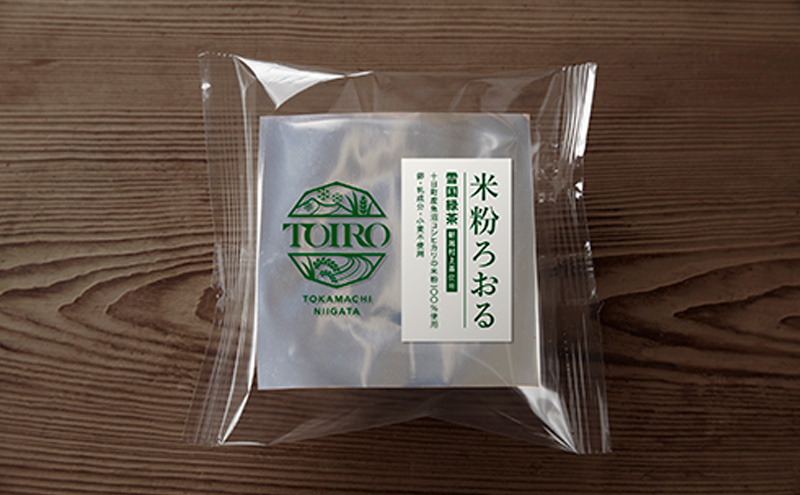 【TOIRO】米粉ろおる（雪国緑茶）8個入｜十日町すこやかファクトリー　ケーキ ロールケーキ 豆乳 米粉 洋菓子 新潟県 十日町市