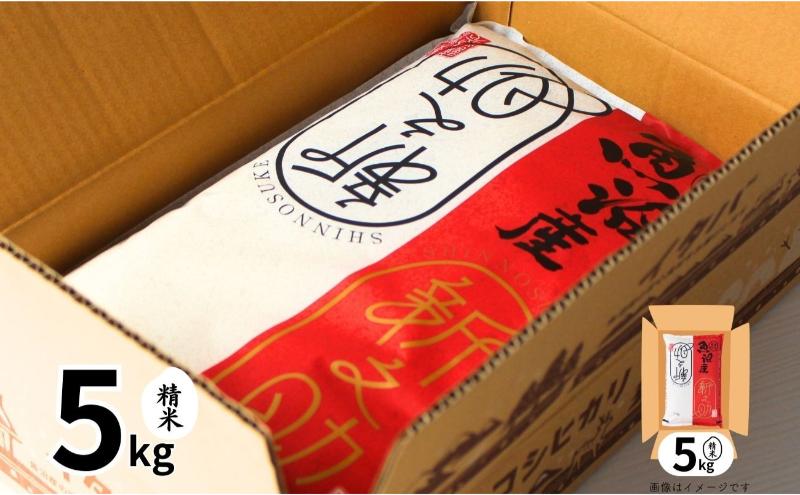 【定期便全3回毎月発送】魚沼産新之助(精米)　5kg 米 定期 新潟 魚沼市