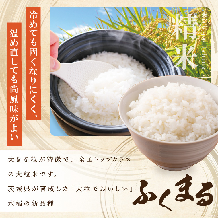 【数量限定】★茨城県オリジナル品種★R7年産 ふくまる 白米30kg|お米 米 ふくまる 白米 茨城県 取手市（BQ003）