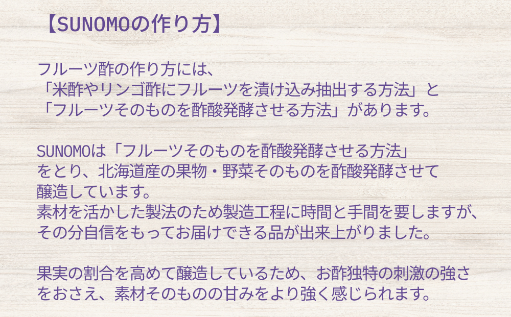 北海道産 ハスカップ ／ トマト ／ ブラックベリー 発酵酢 SUNOMO ナチュール 原液タイプ 計 600ml （ 200ml × 3本 ） 飲むお酢 果実酢 フルーツ ビネガー 無添加