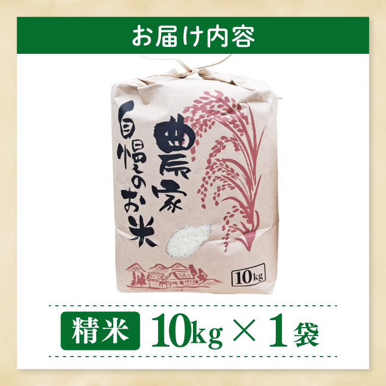農家のお米～にじのきらめき１０kg～【お米 米 コメ こめ こしひかり 北茨城市 茨城県】(DF003)