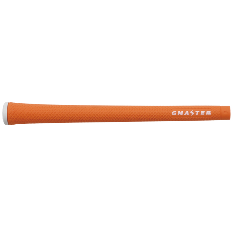 【5本セット】GMASTER GOLFGRIP(スタンダード　49g±1　バックライン無)　オレンジ×ホワイト｜茨城県 北茨城市 ふるさと納税 ゴルフ ゴルフグリップ（CW007）