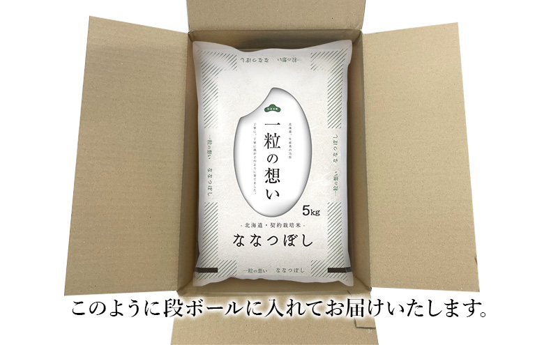 定期便3回 連続 お届け 令和7年産 北海道 赤平産 ななつぼし 5kg 白米 精米 米 北海道 ごはん ご飯 ライス おにぎり 定期便 定期 お楽しみ 3回