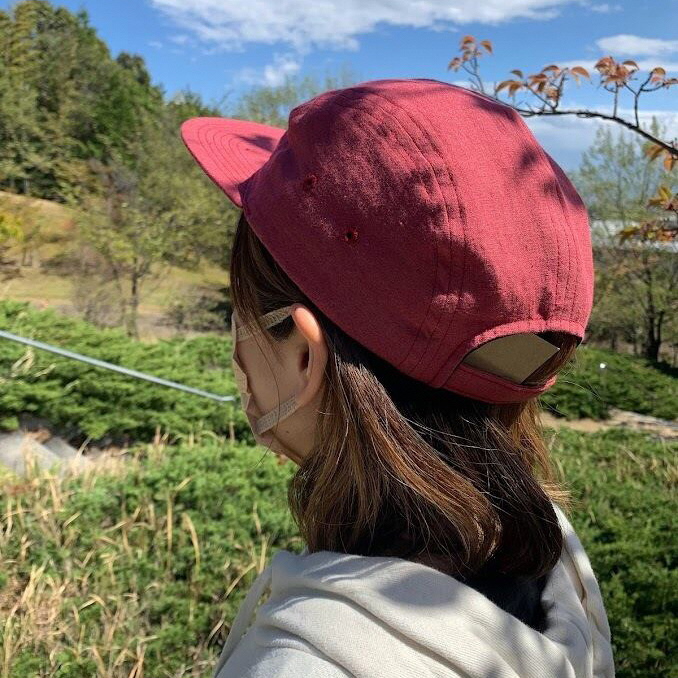 京都府長岡京市のふるさと納税 麻素材 ジェットキャップ(S／M／Lサイズ)｜麻 通気性抜群 涼しい帽子 キャップ カジュアルファッション おしゃれ帽子 [1625-1628]