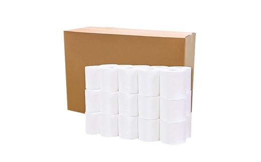 トイレットペーパー ふんわりやわらかいトイレットペーパー 30m ダブル 30ロール  ピュアパルプ 無香料
