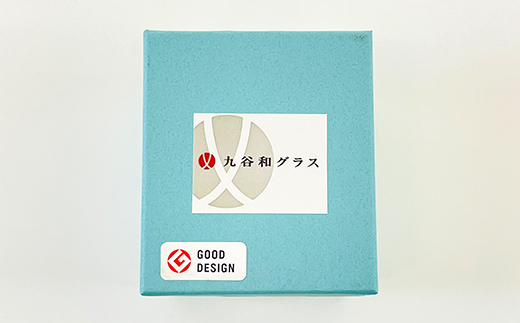 九谷和グラス　馬上グラスクローバー（レッド） F6P-2993