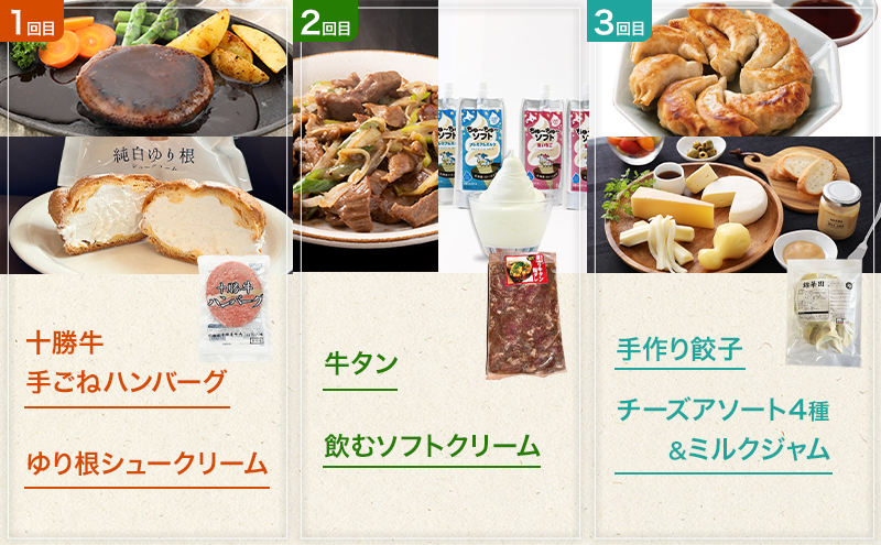 十勝幕別の定期便 おかず・スイーツ・おつまみ 全5回 【 惣菜 お菓子 お酒 ハンバーグ タン 餃子 ウインナー ソーセージ ベーコン アイス 北海道 十勝 幕別 】