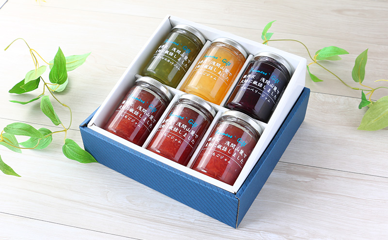 こだわり果実のジャム4種6本セット シャインマスカット・りんご・ブルーベリー・いちご 140g×各1本ずつ　【軽井沢ファーマーズギフト】　小諸市 グルメ お取り寄せ ギフト 贈答用