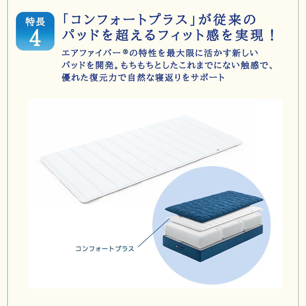エアウィーヴ ベッドマットレス S4.0 ダブル