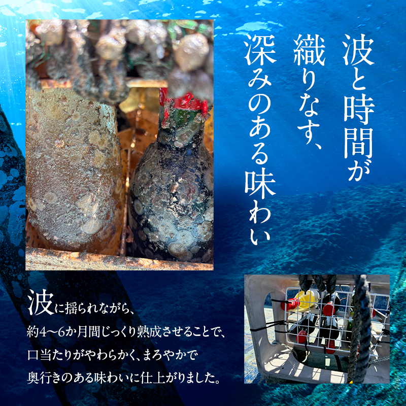 【小豆島・土庄町産】 海底貯蔵ワイン木箱入り 赤 ブラッククイーン 2024（720ml・1本)