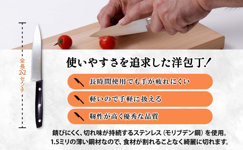 N60シリーズ ペティナイフ 120mm 包丁 ナイフ キッチン用品 調理器具 キッチングッズ 切れ味 錆びにくい 高品質 プロ仕様 耐久性 日本製 料理 プレゼント ギフト 贈り物 送料無料 竹内刃物製作所 岐阜県 美濃市
