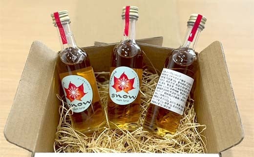 メープルシロップ「snow」（65g）1本  国産 北海道 樹液 食品 沼田町 n-0110