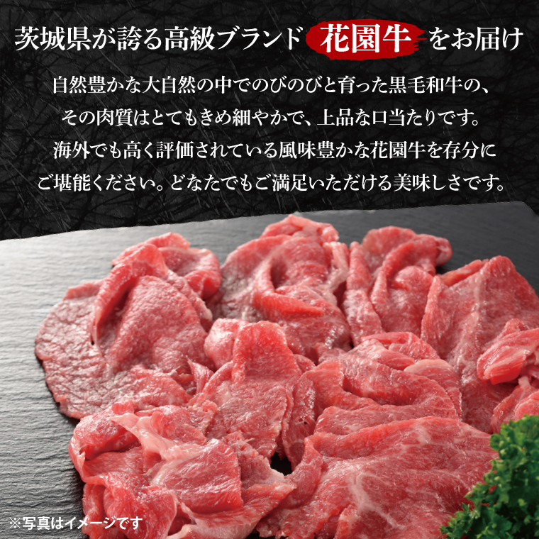 花園牛 切り落とし 約１kg【牛肉 ブランド牛 お肉 贅沢 冷凍 茨城県 北茨城市】(DC001)