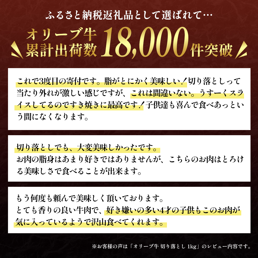 香川県産黒毛和牛オリーブ牛「切り落とし500g」数量限定 牛肉 肉 お肉 和牛 牛切り落とし 牛切落し A4 A5 香川 香川県 東かがわ市