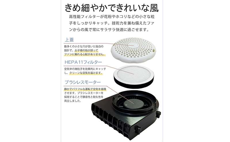 ベビーカーシート ファン付き メッシュ 扇風機 送風 ファンシート 夏 暑さ対策 クールシート 赤ちゃん 新生児 ベビーカー用 ベビーカークッション 夏対策 ベビーシート シート クッション Sunruck SR-SCP-08-LG ライトグレー