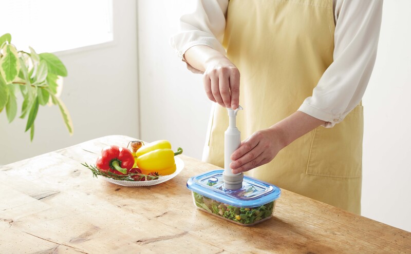 期間限定寄附額 [ 真空ピュアボックス M ] 真空ポンプ付き 真空保存容器 アサヒ軽金属