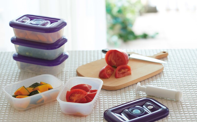 期間限定寄附額 [ 真空クリアボックス S ] 真空ポンプ付き 真空保存容器 アサヒ軽金属 