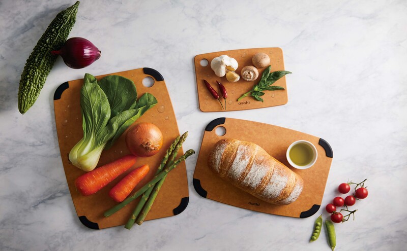 期間限定寄附額 [ ミクロまな板 (L) (M) (S) セット 茶 ] アサヒ軽金属 