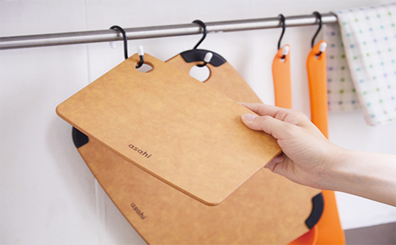 期間限定寄附額 [ ミクロまな板 (L) (M) (S) セット 茶 ] アサヒ軽金属 