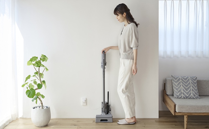 充電式サイクロンスティッククリーナー SCD-124P-H グレー 掃除機 コードレス MagiCaleena マジカリーナ アイリスオーヤマ クリーナー サイクロン 軽量 スタンド 軽い 充電スタンド 充電式 掃除 家電 ギフト おすすめ 人気 アイリス