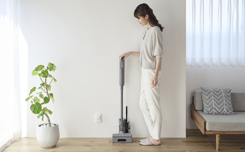 充電式紙パックスティッククリーナー SBD-202P-H グレー 掃除機 MagiCaleena マジカリーナ アイリスオーヤマ クリーナー コードレス 紙パック 紙パック式 軽量 家電 スタンド おすすめ 人気 アイリス