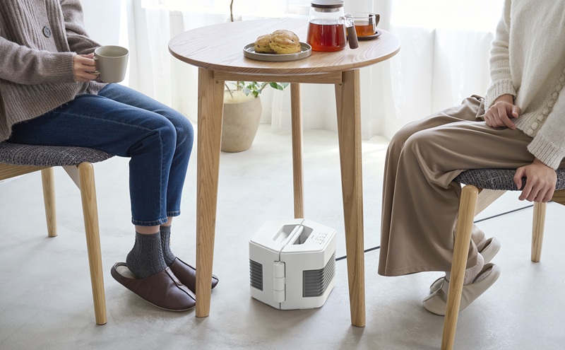 セラミックファンヒーター ACH-MN12A-W ホワイト セラミックヒーター コンパクト アイリスオーヤマ 温風 暖房器具 脱衣所 リビング キッチン 廊下 マルチWAY