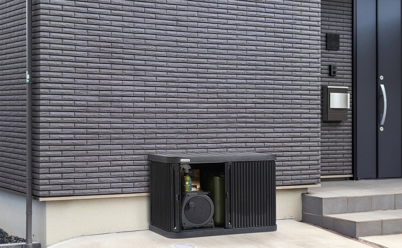 ミニロッカー ML-600PP ダークグレー 物置 屋外 サビにくい 庭 ベランダ ガーデン 掃除 防災 収納 ストッカー ミニロッカー アイリスオーヤマ おしゃれ