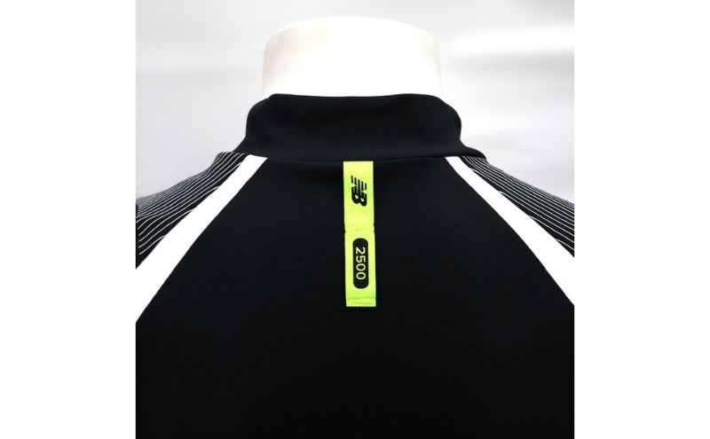 ニューバランスゴルフ ウェア 半袖 モックネックシャツ メンズ UVカット ブラック 012-6166002