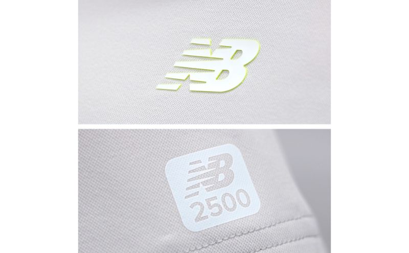 ニューバランスゴルフ ウェア 半袖 モックネックシャツ メンズ UVカット グレー 012-6166002