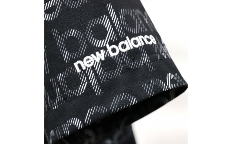 ニューバランスゴルフ ウェア 半袖 ポロシャツ メンズ 通気性 ブラック 012-6168007