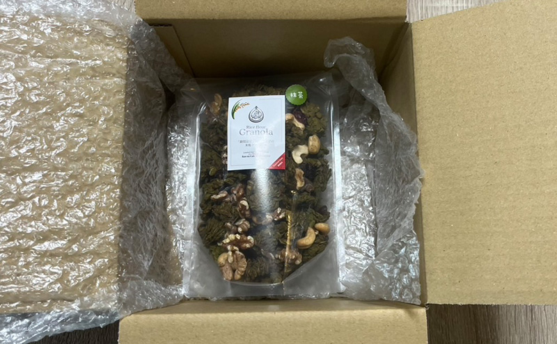 米粉の抹茶グラノーラ 400g グラノーラ シリアル 米粉 オートミール グルテンフリー 食物繊維 袋井市 静岡県