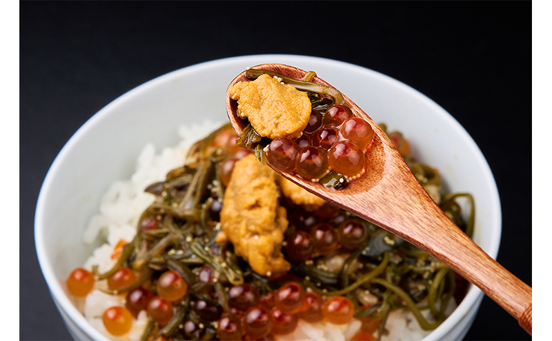 たっぷり漬け ウニ イクラ 150g 2箱×2 セット 三陸 海の宝石箱 海鮮丼の具 めかぶ 贈答 岩手県 宮古市