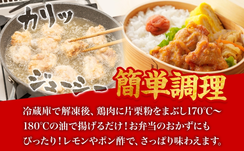 加納食堂 唐揚げ用もも肉 1kg 味付済み からあげ 唐揚げ 鶏のから揚げ モモ肉 鶏肉 もも モモ 簡単調理 下味付き 揚げるだけ 本格的 冷凍食品 冷凍 常備 お弁当 おかず お取り寄せ 送料無料 神奈川県 茅ヶ崎市
