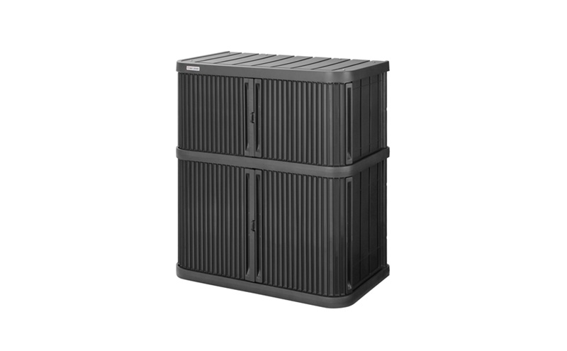 ミニロッカー ML-1050PP ダークグレー 物置 屋外 サビにくい 庭 ベランダ ガーデン 掃除 防災 収納 ストッカー ミニロッカー アイリスオーヤマ おしゃれ