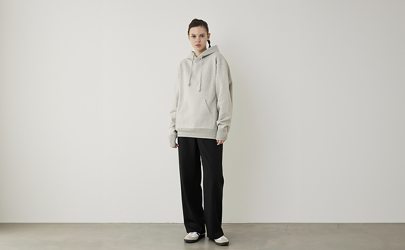 パーカー アンユースレス スニットパーカー 服 洋服 ファッション 耐久性 上品 コーマ糸 無撚糸コットン 洗濯可能 墨田区 東京都