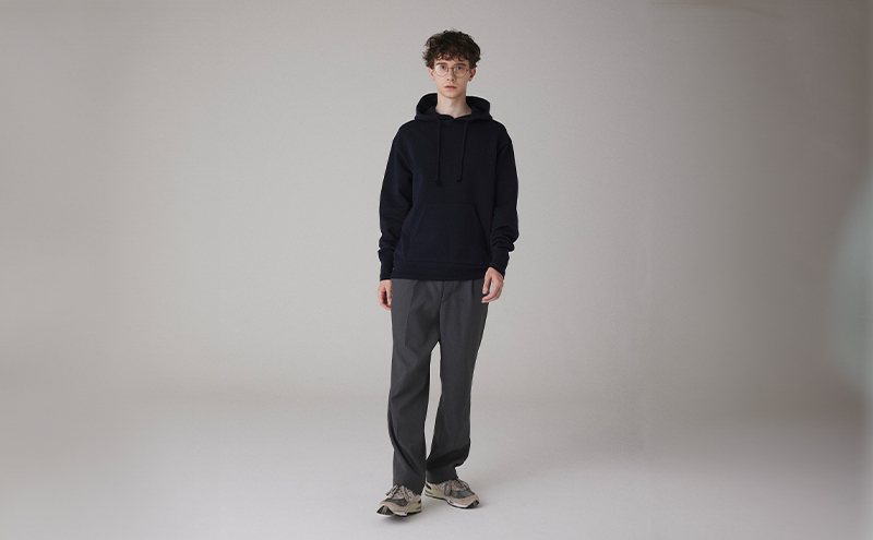 パーカー アンユースレス スニットパーカー 服 洋服 ファッション 耐久性 上品 コーマ糸 無撚糸コットン 洗濯可能 墨田区 東京都